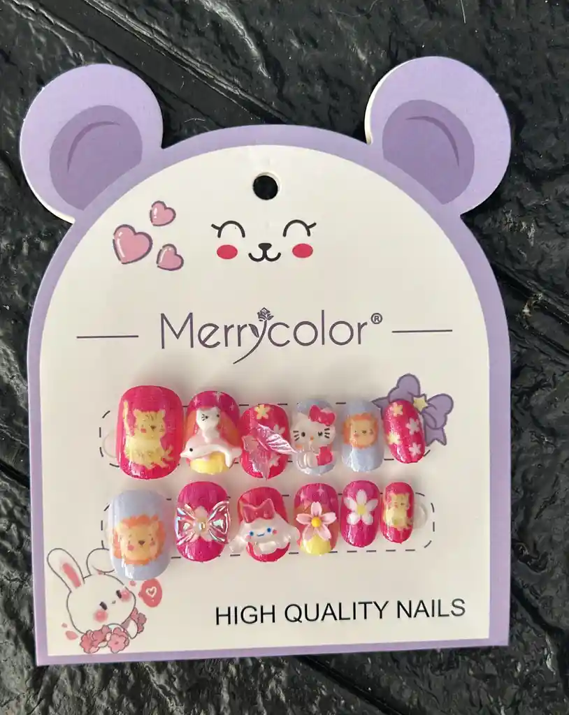 Uñas Postizas Para Niña / Uñas Postizas Infantiles