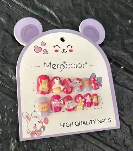 Uñas Postizas Para Niña / Uñas Postizas Infantiles