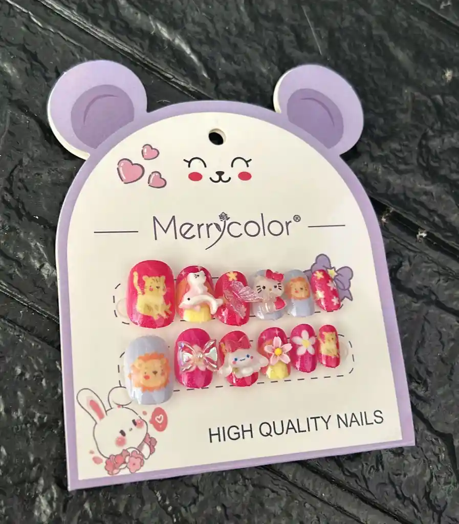 Uñas Postizas Para Niña / Uñas Postizas Infantiles