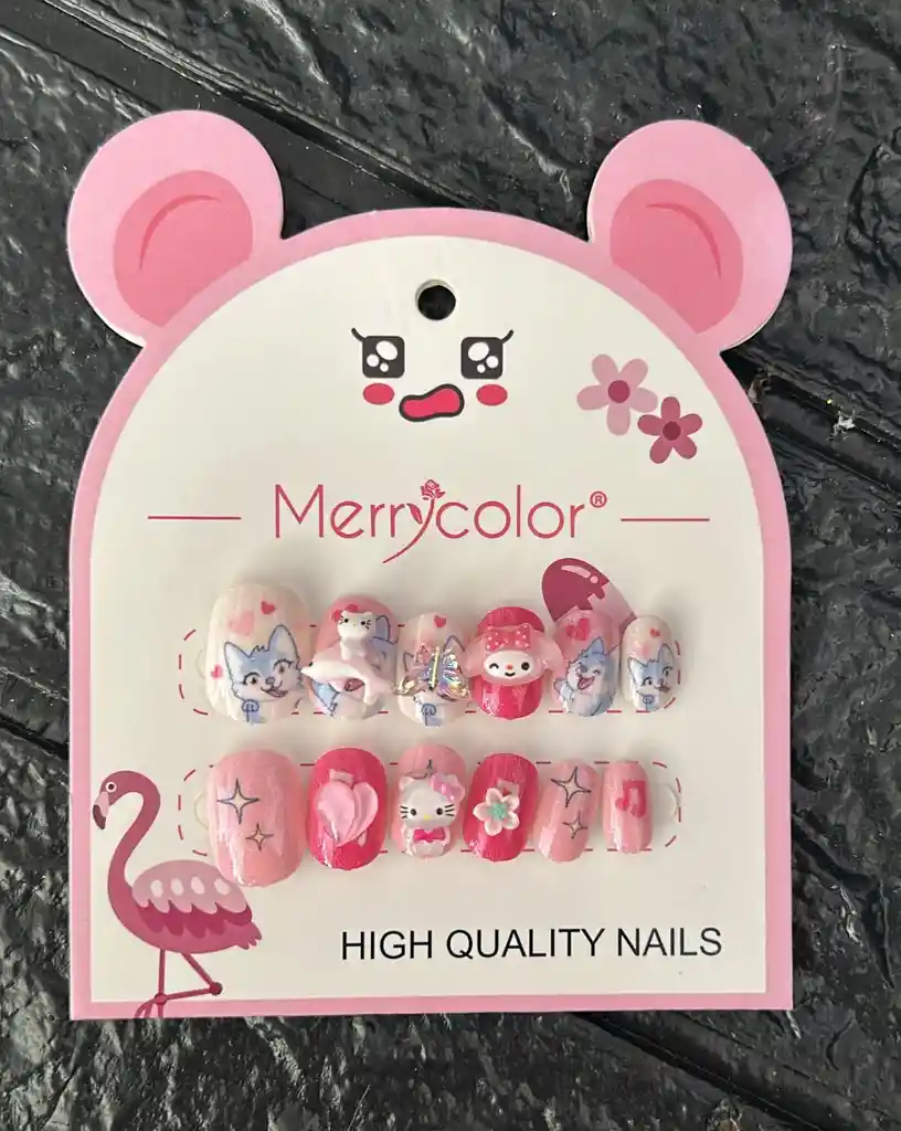 Uñas Postizas Para Niña / Uñas Postizas Infantiles