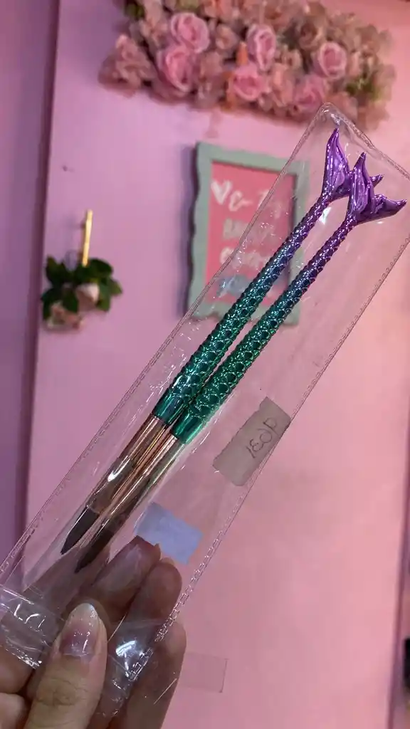 Pincel Sirena Para Acrilicas