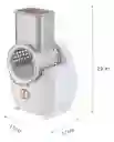 Picador Rallador Eléctrico De Verduras Multifunción Con 3 Cuchillas