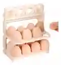Organizador Huevos Tres Niveles Plegable 24 Huevos