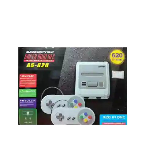 Consola De Juegos Super Mini Sfc Ref: As-620 Trae 620 Juegos
