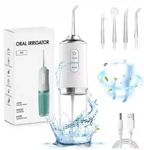 Irrigador Oral Recargable Limpieza Dental Cuidado Bucal