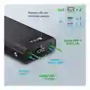 Power Bank Batería Portátil 20000mah 2.1a Carga Rápida 1hora Gar117 Negro