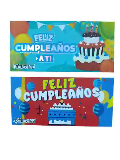 Lluvia De Sobres Primavera Feliz Cumpleañoz Diseños Varios