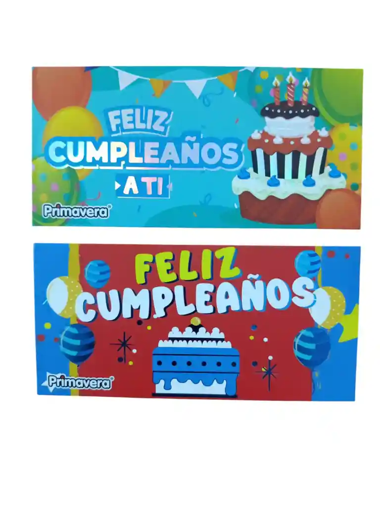 Lluvia De Sobres Primavera Feliz Cumpleañoz Diseños Varios