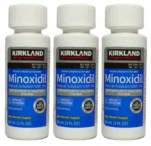 Minoxidil Kirkland 5% Importado X3