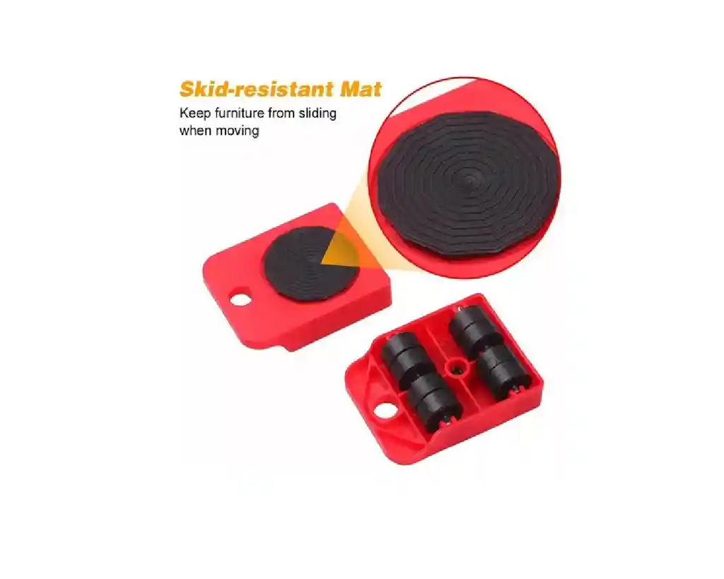 Kit Elevador De Muebles Herramienta Deslizador