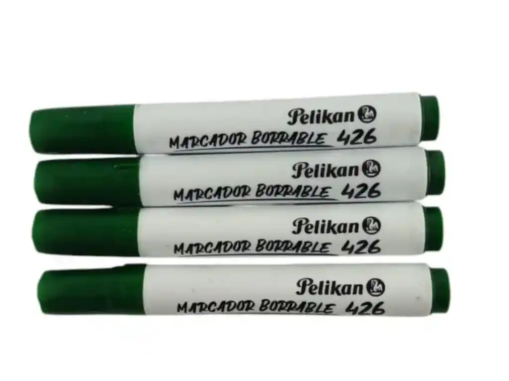 Marcador Borrable Verde Pelikan X10 Unidades
