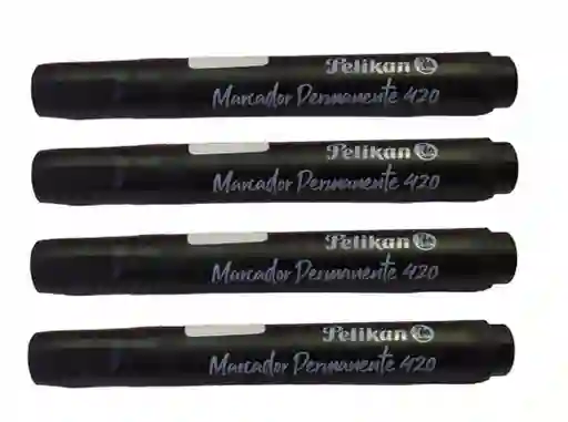 Marcador Permanente Negro Pelikan X10 Unidades