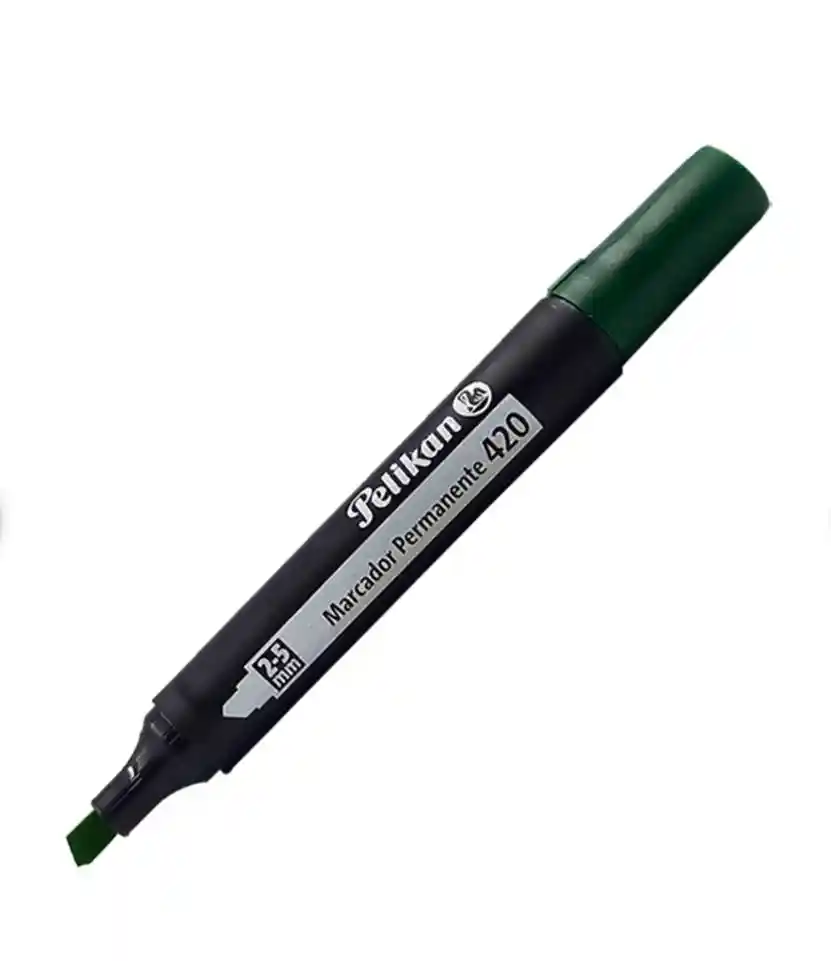 Marcador Permanente Verde Pelikan Caja X10 Unidades
