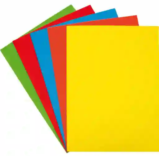 Cartulina 1/8 Plana Paquete X7
