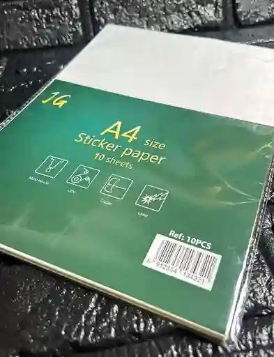 Papel Adhesivo Carta X10 Unidades Cod.1190