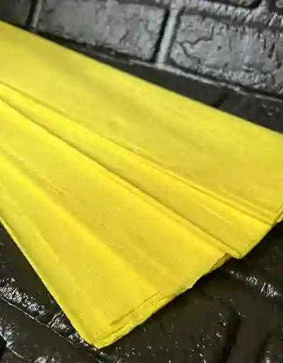 Papel Crepe Pliego Amarillo Unidad