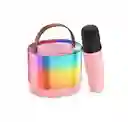 Mini Máquina De Karaoke Para Niños Y Adultos, Altavoz Bluetooth Portátil Con Micrófono, Compatible Con Entrada Tf/aux/voz Mágica Divertida