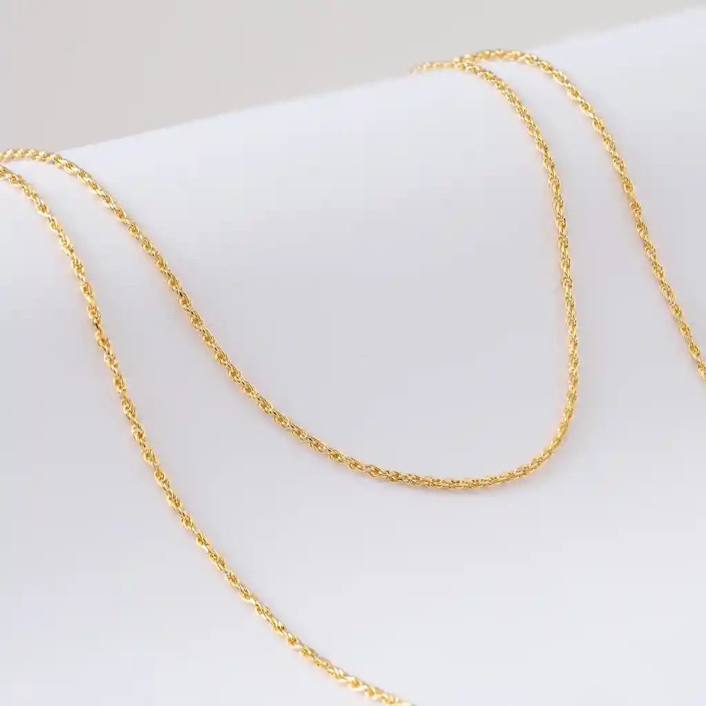 Cadena De Hombre Lazo Diamantado