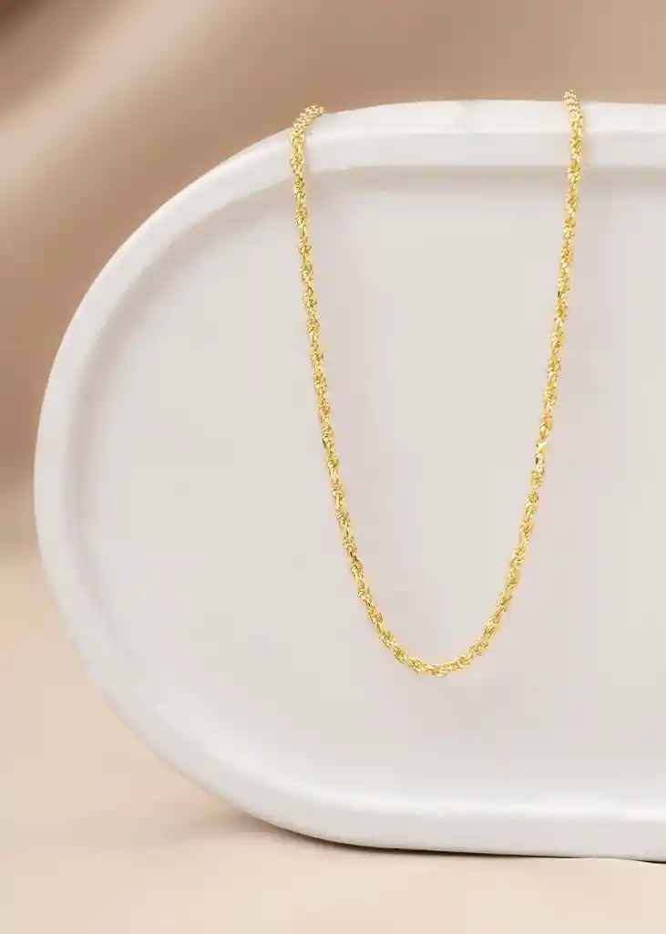 Cadena De Hombre Lazo Diamantado