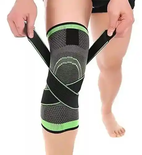 Rodillera Deportiva Con Correas Ajustable Soporte Rotula X1