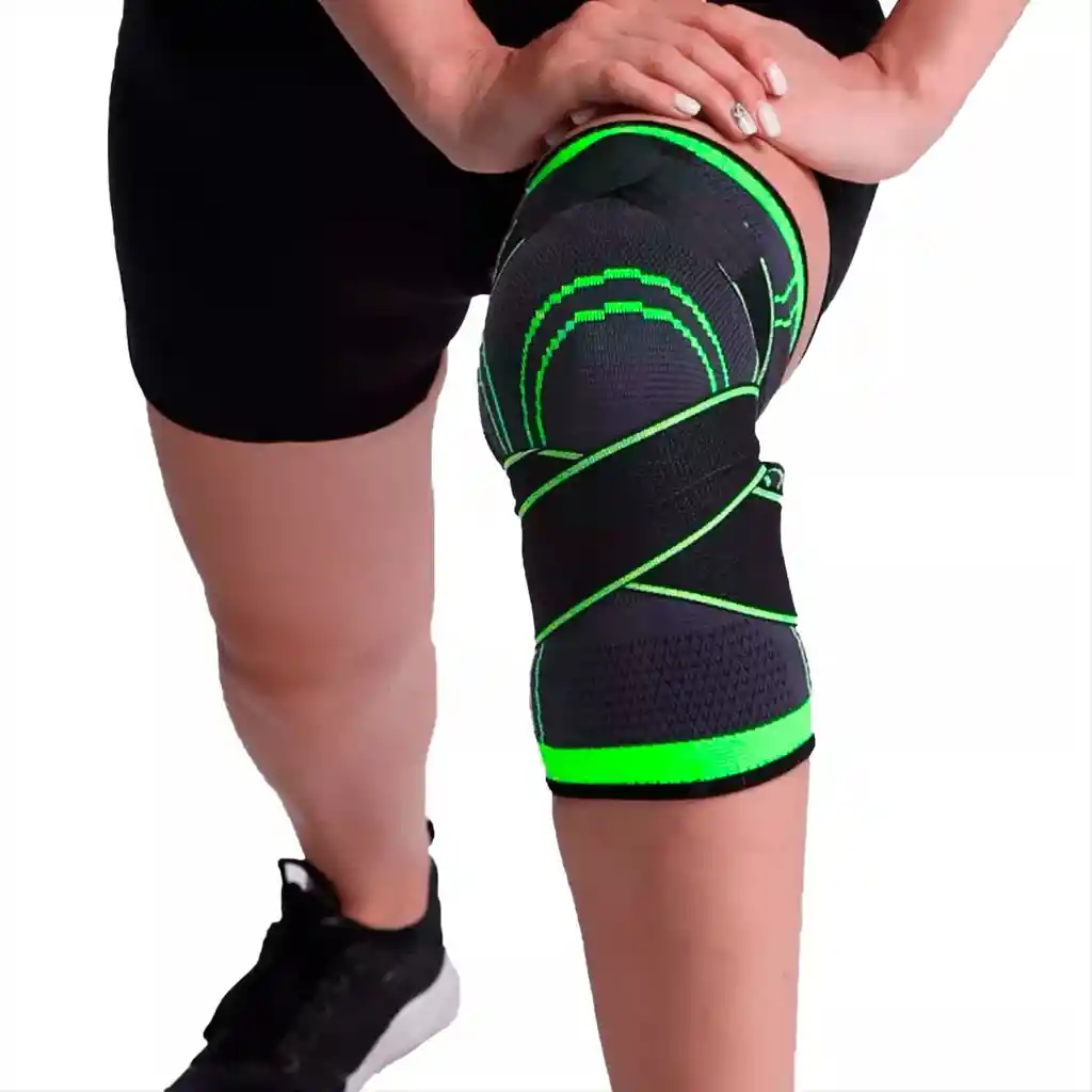 Rodillera Deportiva Con Correas Ajustable Soporte Rotula X1