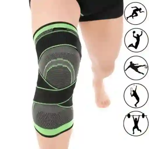 Rodillera Deportiva Con Correas Ajustable Soporte Rotula X1