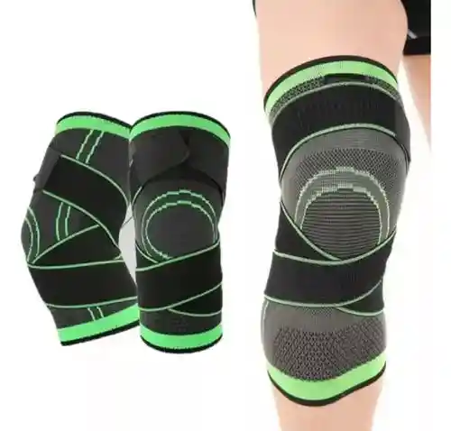 Kit Rodillera Deportiva Con Correas Ajustable Soporte Rotula X2