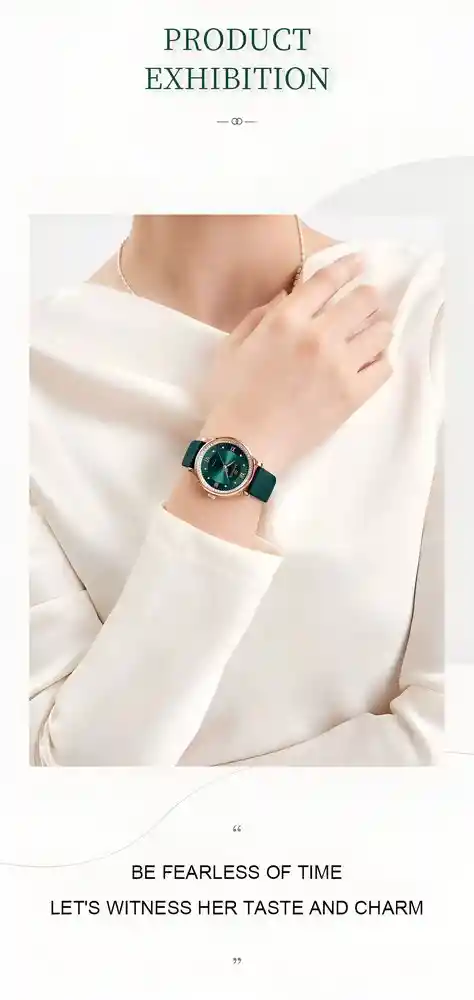 Reloj Naviforce Casual Nf5036 Mujer Cuero + Estuche