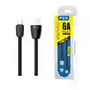 Cable De Carga Y Datos Siliconado 6a Tipo C S-12 Pzx