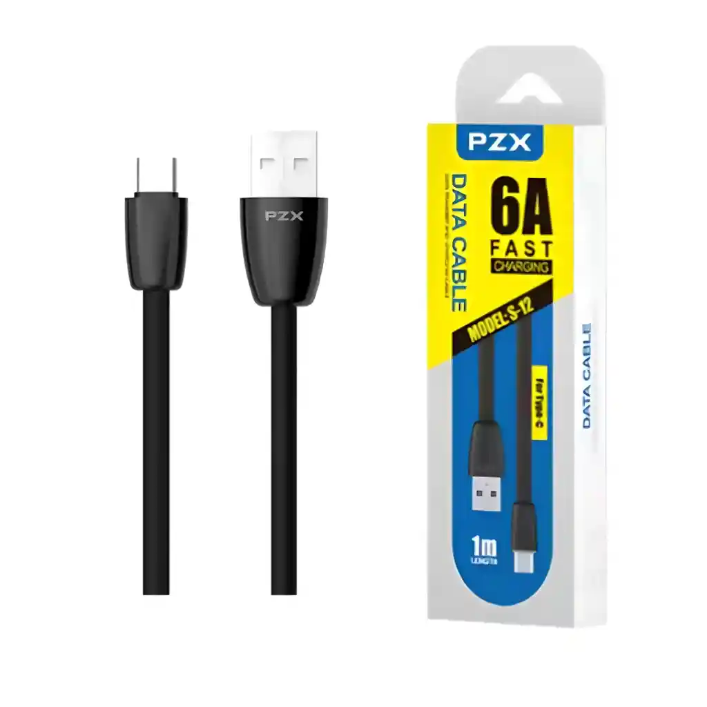 Cable De Carga Y Datos Siliconado 6a Tipo C S-12 Pzx