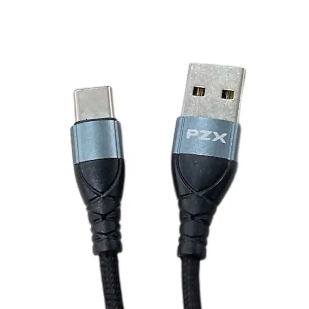 Cable De Carga Y Datos 6a 1 Metro Tipo C Acordonado S-20 Pzx