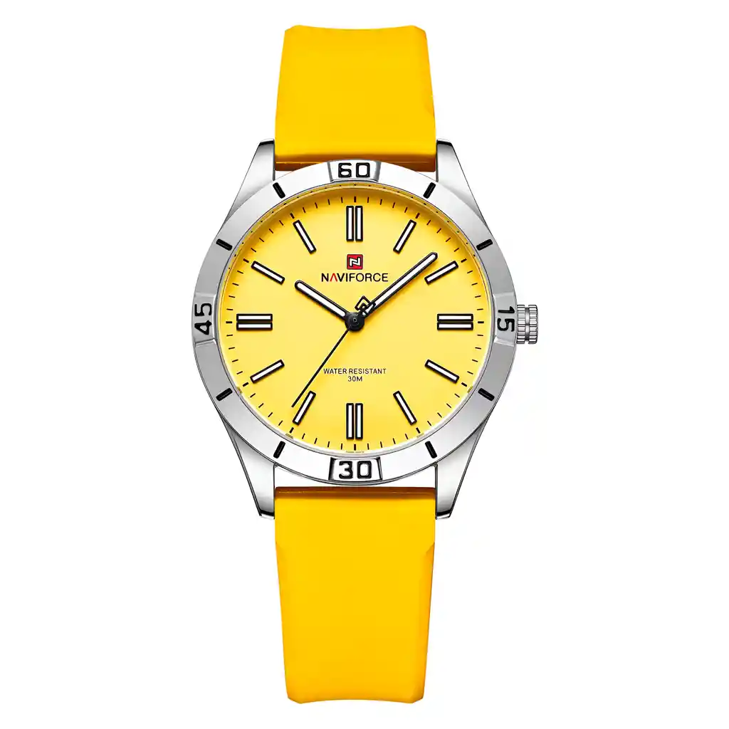 Reloj Naviforce Sport Nf5041 Mujer Goma + Estuche