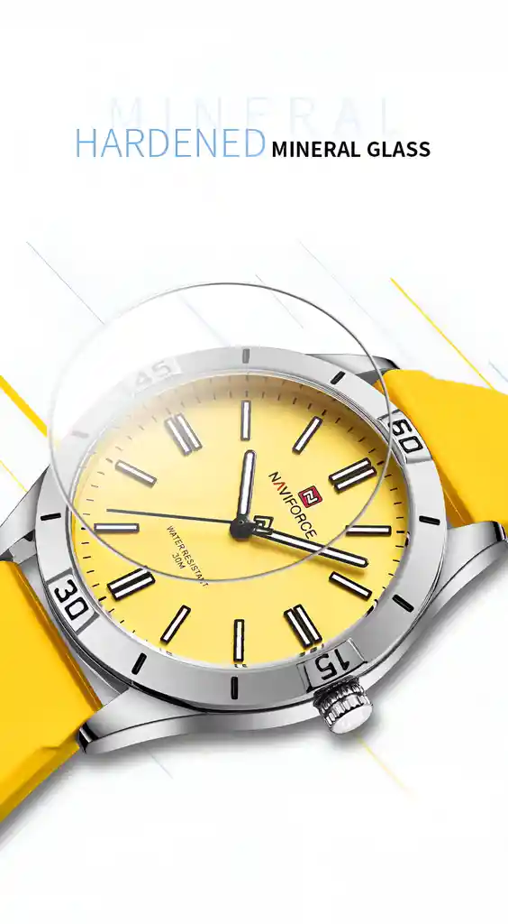 Reloj Naviforce Sport Nf5041 Mujer Goma + Estuche