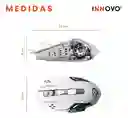 Mouse Gamer Inalambrico 6 Botones 2 En 1 Bluetooth Receptor Usb Con Luces Rgb