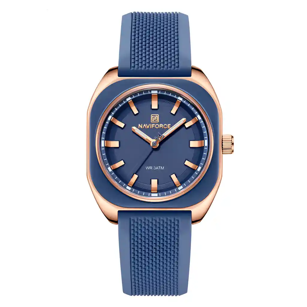 Reloj Naviforce Sport Nf5061 Mujer Goma + Estuche