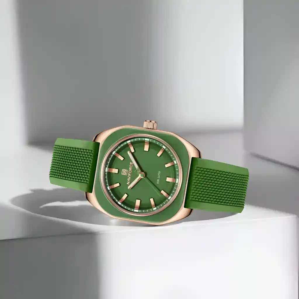 Reloj Naviforce Sport Nf5061 Mujer Goma + Estuche