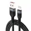 Cable De Carga Y Datos 6a 1 Metro Iphone Acordonado V205 Pzx