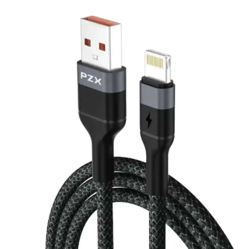 Cable De Carga Y Datos 6a 1 Metro Iphone Acordonado V205 Pzx