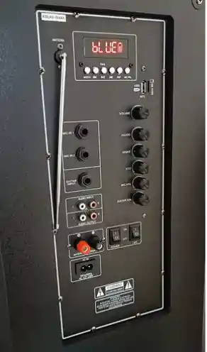 Parlante Doble 12" Kolav 1044a Recargable Bluetooth