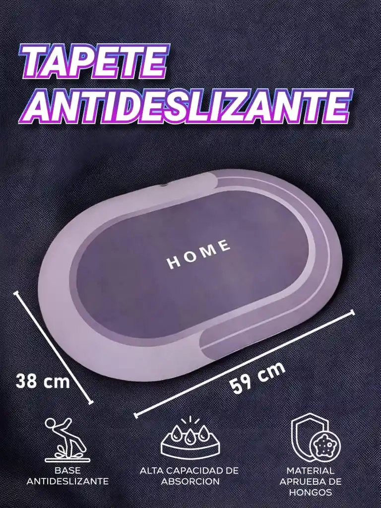 Tapete Absorbente Antideslizante