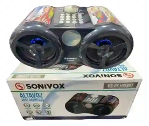 Parlante Altavoz Portátil Bluetooth Radio Fm Mic Sd Usb