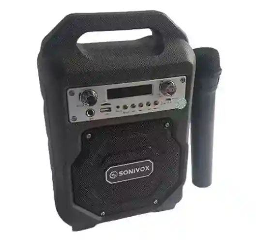 Parlante Bluetooth Portátil Sonivox Vs Ss1963 Micrófono