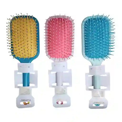 Cepillo Para Cabello Cuadrado Cerdas Suaves