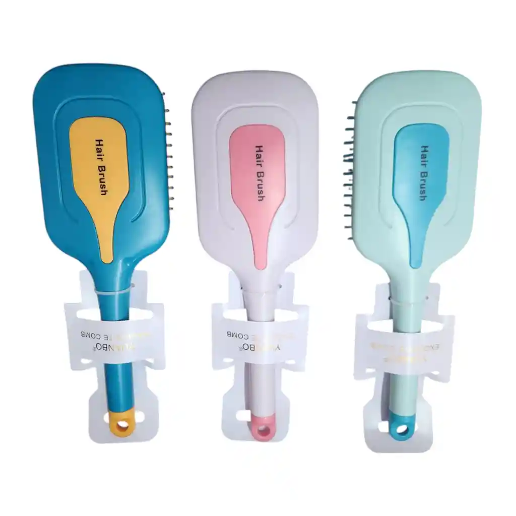 Cepillo Para Cabello Cuadrado Cerdas Suaves