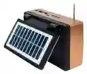Radio Full Bands Bluetooth Con Puerto Usb-tf Panel Solar