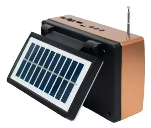 Radio Full Bands Bluetooth Con Puerto Usb-tf Panel Solar