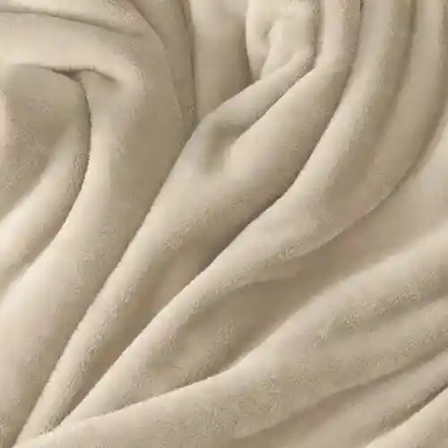 Cobija Manta Piel Ángel Térmica Unicolor Cama Doble