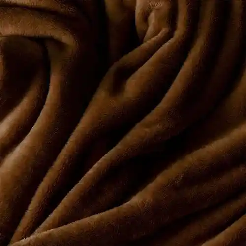 Cobija Manta Piel Ángel Térmica Unicolor Cama Doble
