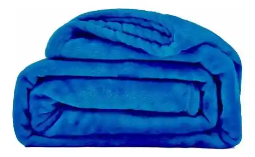 Cobija Manta Piel Ángel Térmica Unicolor Cama Doble