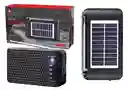Bocina Portátil Con Carga Solar Bluetooth/radio/fm/usb/micro